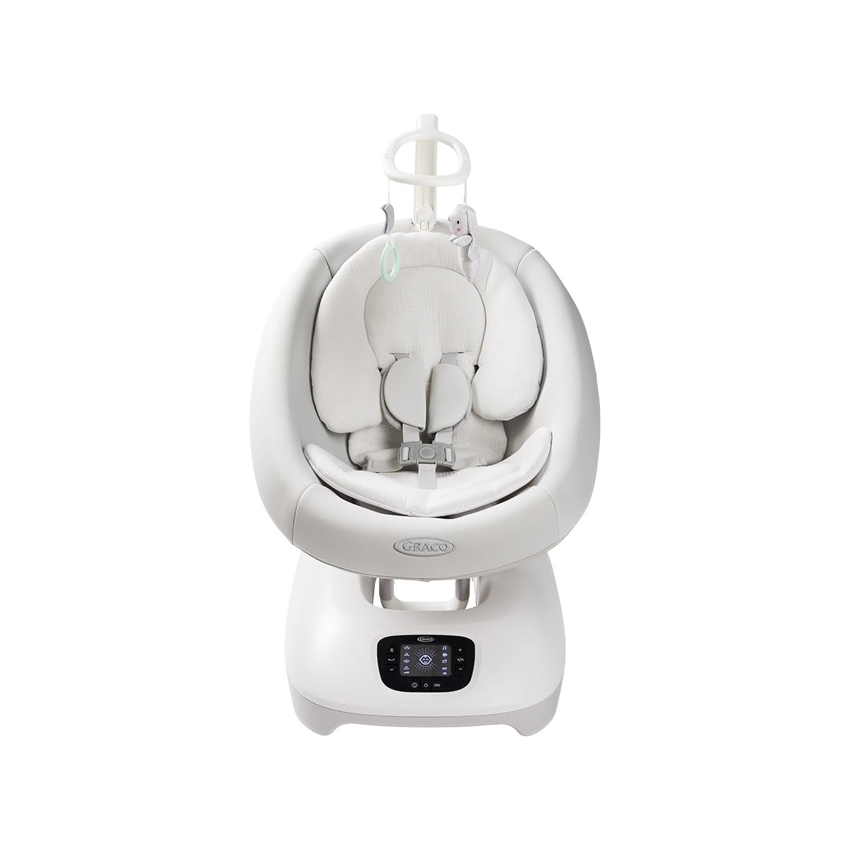 Graco Eluma Sway Balançoire apaisante pour bébé de la naissance jusqu'à 9 kg (environ 6 mois), technologie de détection des pleurs qui détecte votre bébé et apaise/s'installe, 3 positions