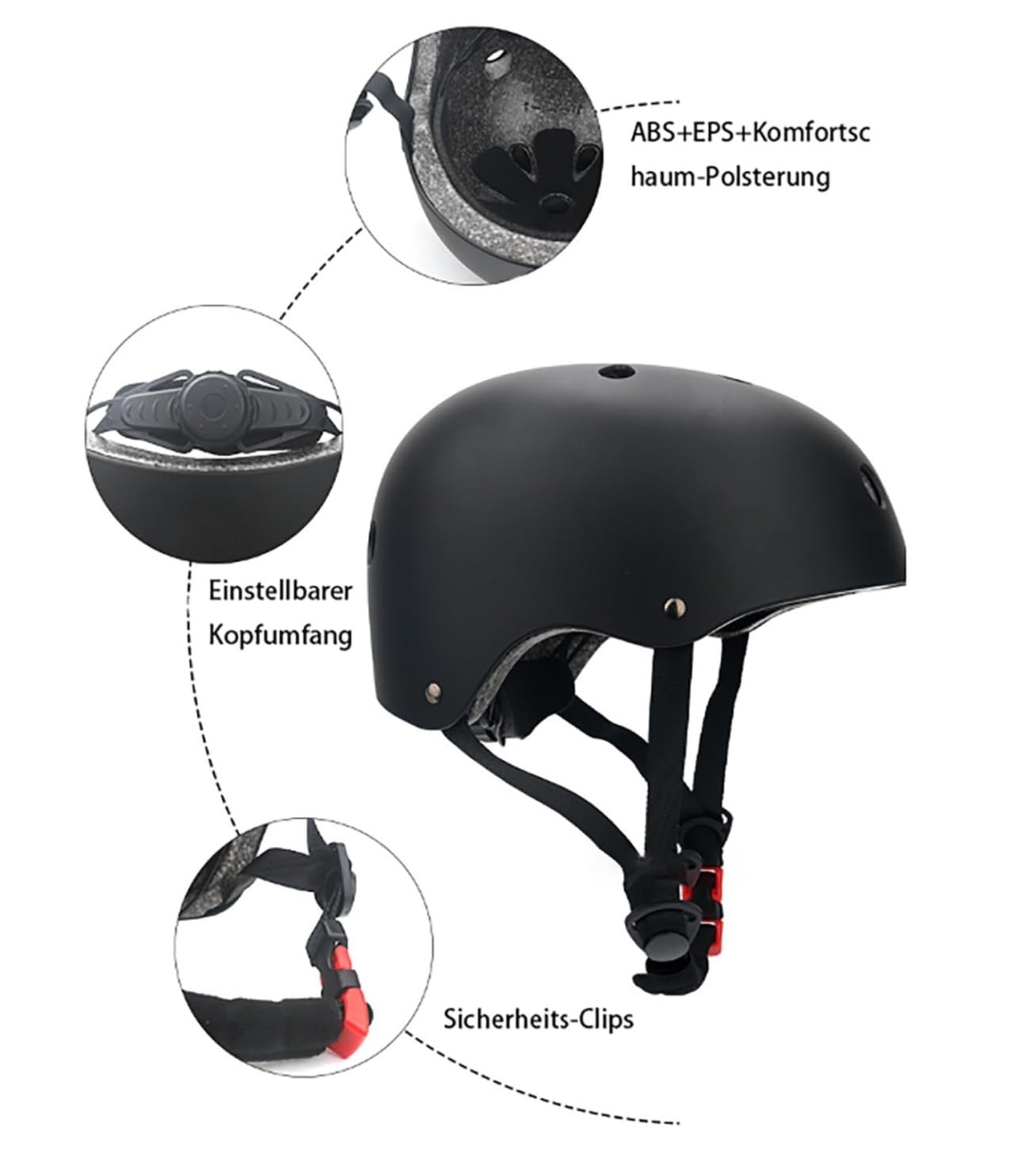 Sportowy Kask Rowerowy Kask Skater Kask Rowerowy Bezpieczeństwo Lekki Kask Skateboardingowy Do Roweru Deskorolki Hulajnogi dla kobiet i mężczyzn