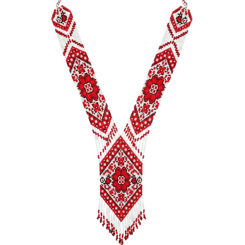 Collier ukrainien Gerdan, le bijou perles multicolores pour affirmer votre style