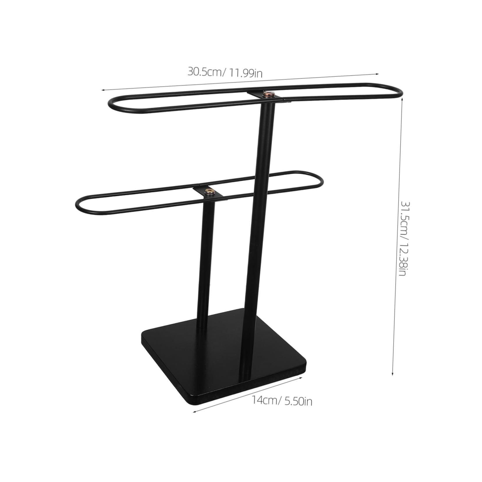2nivel Estante para Guardar Gafas de Sol Organizador de Metal Expositor de Escritorio para Almacenamiento de Monturas de Gafas para Decoración de Hogar
