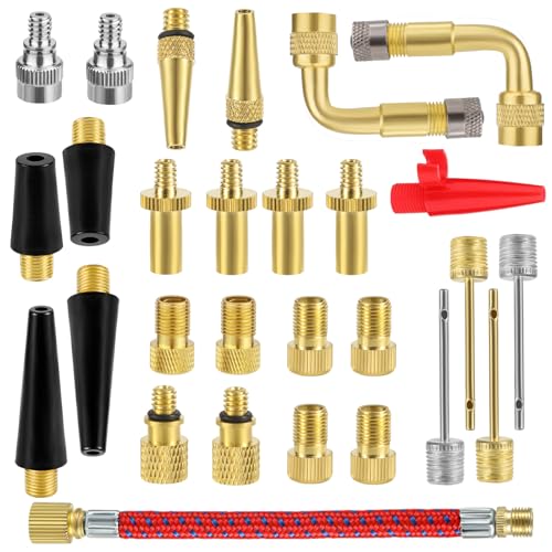 Adaptateurs de valve de vélo embouts laiton pompe compresseur Presta Schrader universel