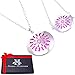 Aromatherapy Essential Oil Diffuser Hypo-Allergenic 316L Surgical Grade Necklace Pendant Locket Jewelry Gift Set 24
