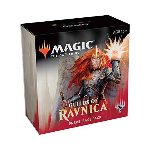 Magic The Gathering: MTG: Guilds of Ravnica Prerelease Pack Boros (Pre-Pelease Promo + 6 Boosters + d20 Spindown Counter) Kit