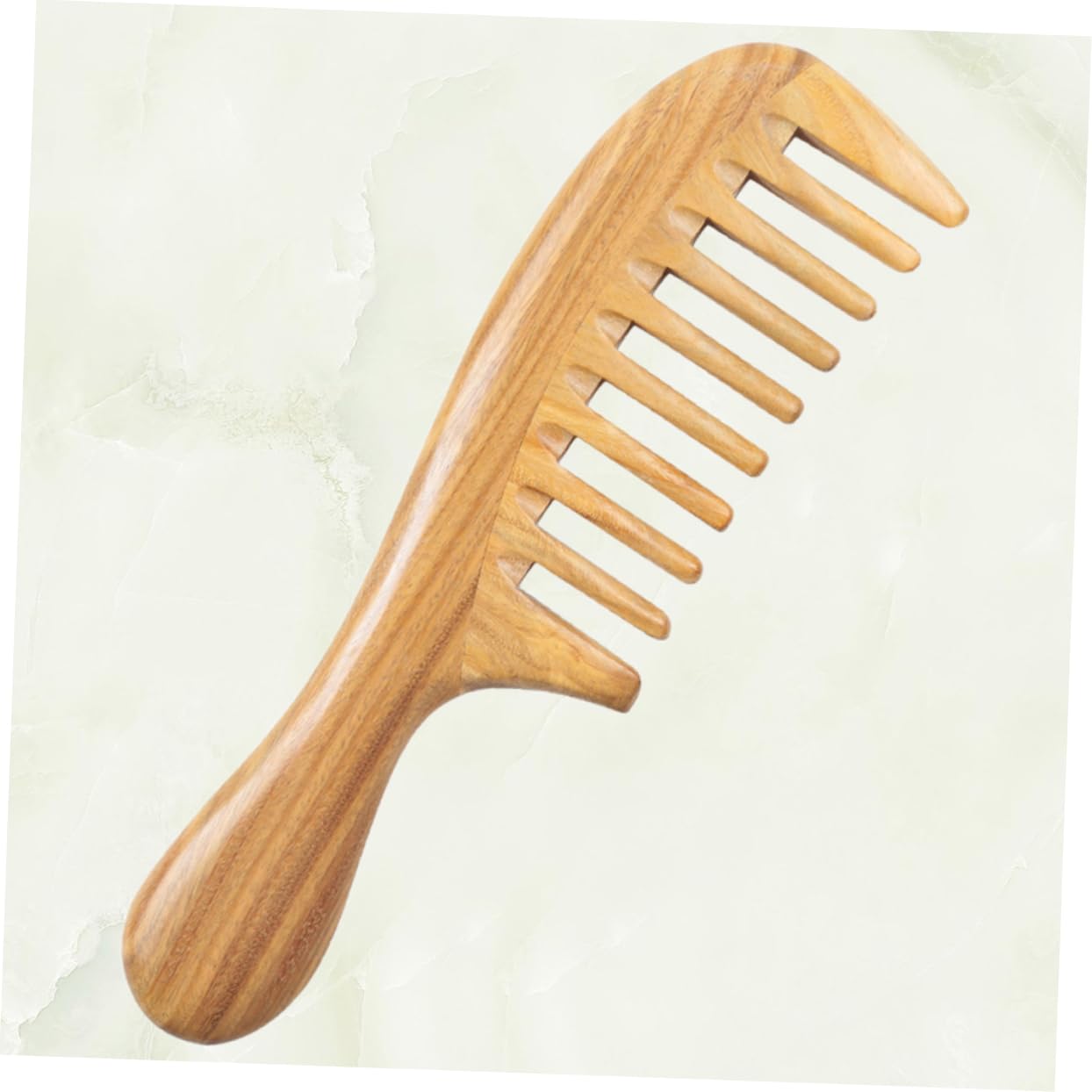 DOITOOL 2pièces Peigne De à Dents Larges Anti- Pour Coiffure Et Démêlage Accessoire De Coiffure Portable Pour Adultes Et Chocolat