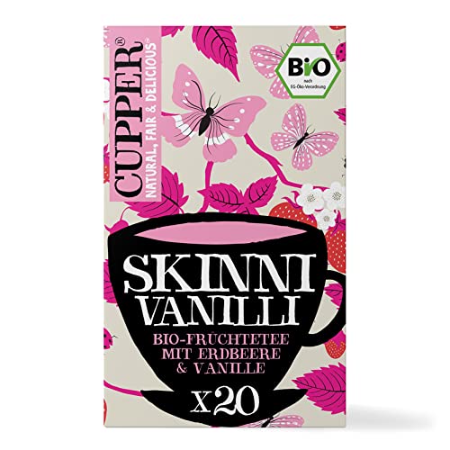 CUPPER Bio Früchtetee "Skinni Vanilli", 20 ungebleichte Teebeutel, umweltfreundlich, fair gehandelt Cover