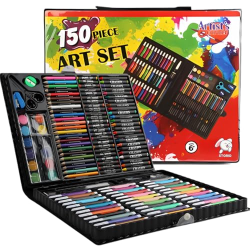 Storio Kids Art Drawing Crayon Color Set for Kids Case Art and Craft Supplies Drawing and Painting Set Great Gift (B09CTQQD4P) Amazon Price History, Amazon Price Tracker