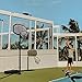 Yaheetech Basketball Hoop Outdoor for Adults Portable Basketball Goal Court 9-12ft Height Adjustable with 43 inch Backboard