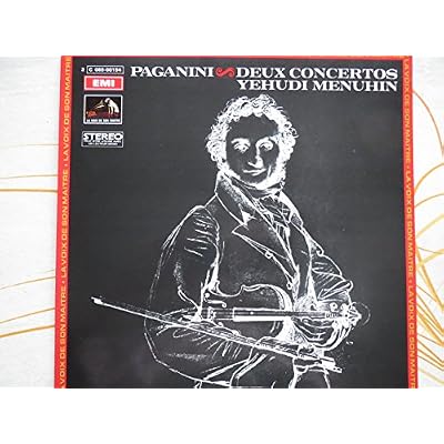 EMI - 2 C 069-00194 St&eacute;r&eacute;o - Paganini - Deux Concertos pour violon et Orchestre - - Yehudi Menuhin -