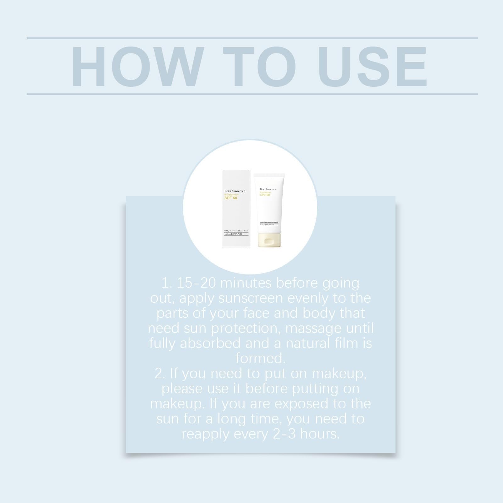 Crème solaire SPF50 visage,protection UV large spectre sans blanc, légère, collagène, niacinamide, acide hyaluronique, non gras quotidien, tous types peau