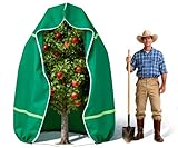 IC ICLOVER Plant Covers Freeze Protection for Winter, 78"x94" Large Frost Blankets for Outdoor Plants with Zipper Drawstring, Plant Freeze Protection Tree Cover Bags Cloth for Shrub Bush Fruit Potted