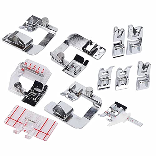 Kit de 11 Pies Prensatelas para Máquina de Coser miniatura 7
