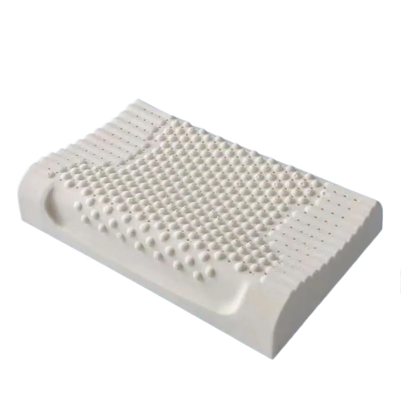 LuoAXINN Latex Pillow Latex Pillow Remedial Neck Protect Vertebrae Health Care Orthopedic Slow Rebound 60x40 50x30cm(Granular massage,40x60x12cm)