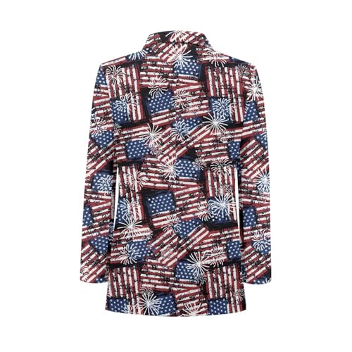 Novelty Women's Casual Blazers Long Sleeve Open Front Button Work Offic Blazer Jackets with Pockets2