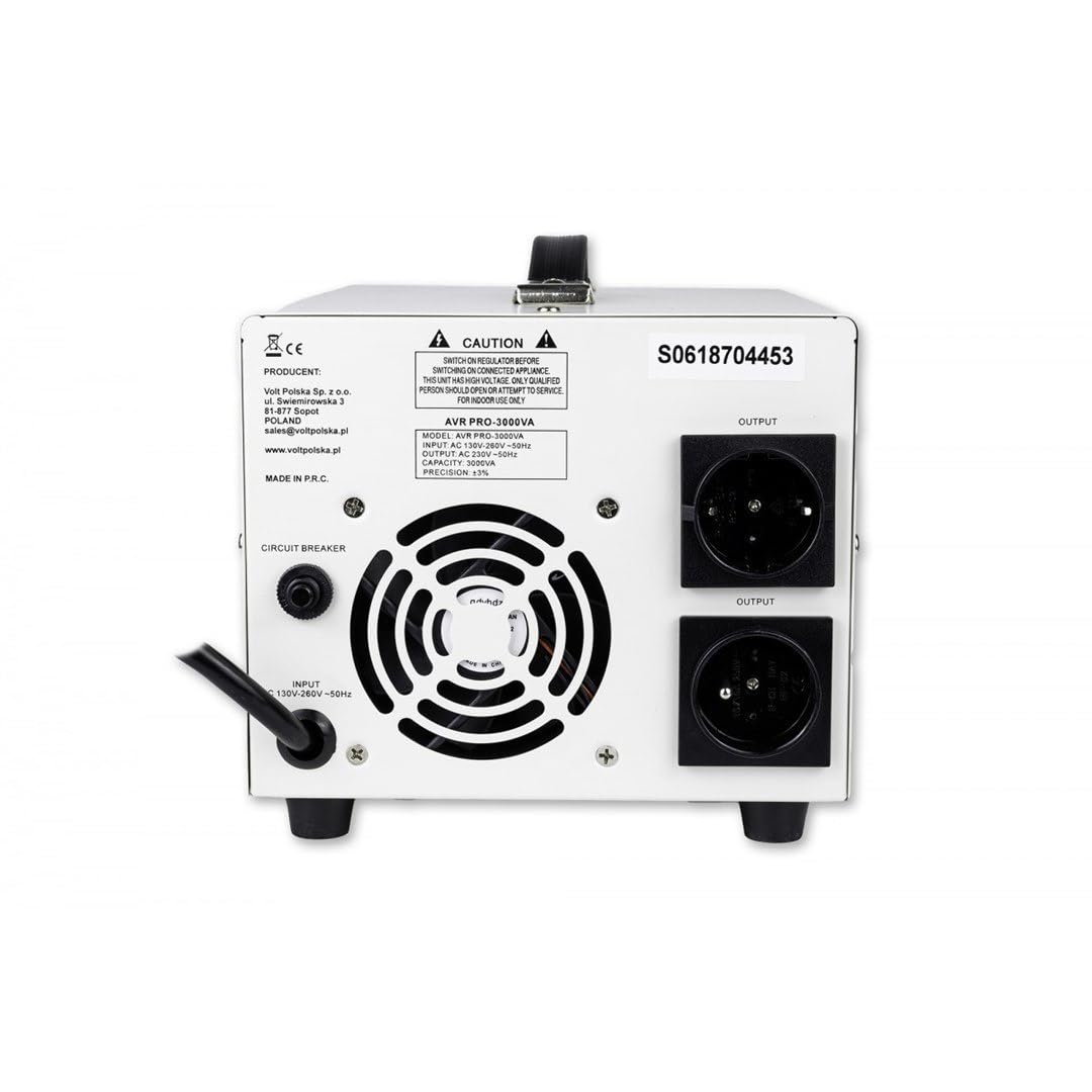 Voltage STABILIZER AVR Pro 3000VA 3%