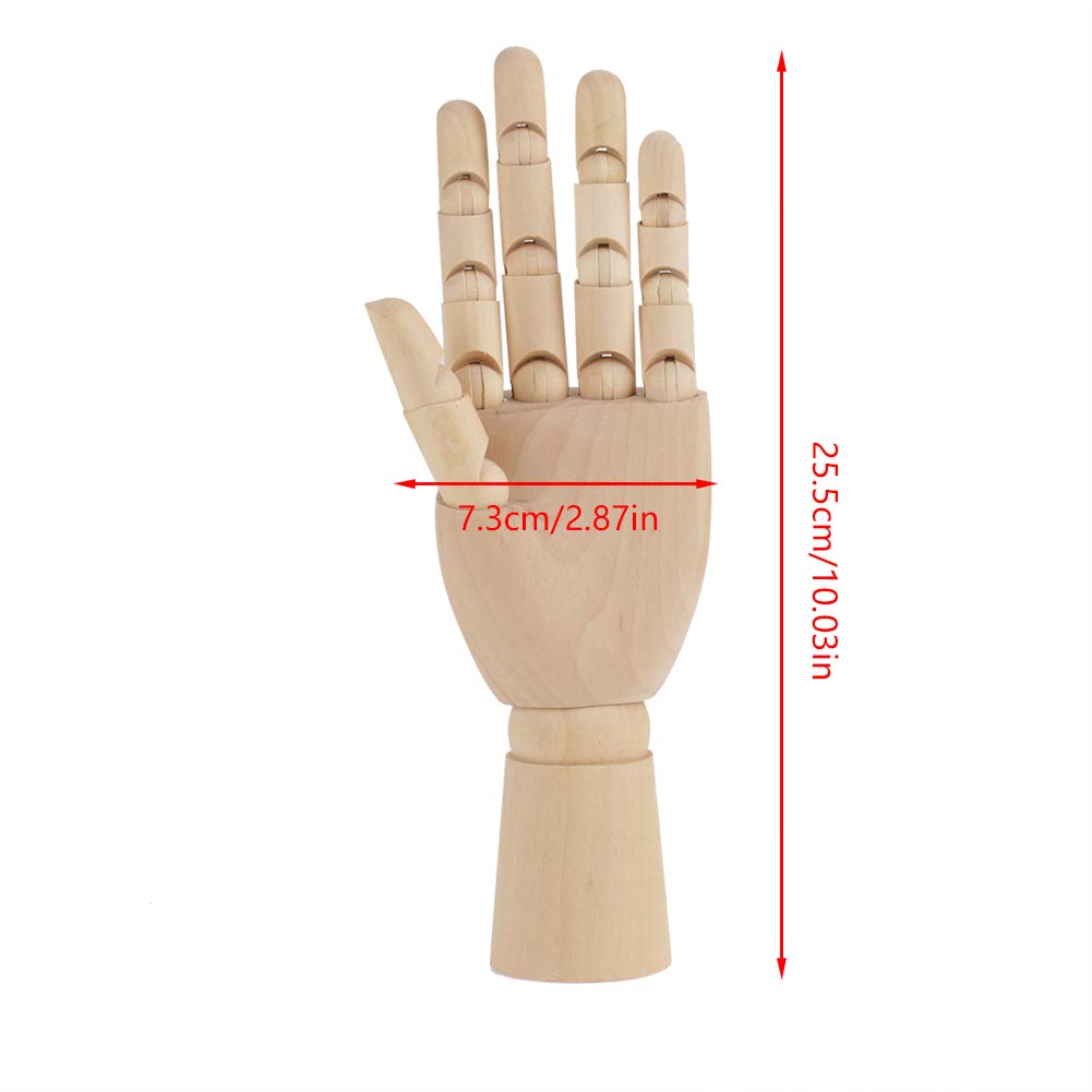 Amazon.co.jp: 木製ハンドマネキン 柔軟で動く指関節式マネキン