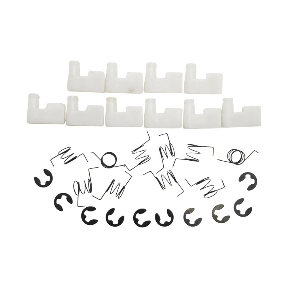 Juego de Clips de Resorte for Perro con trinquete de Volante de Arranque de rebobinado de 20 Piezas Apto for Motosierra China 4500 5200 5800 45cc 52cc 58cc Sierras de Cadena de Gas