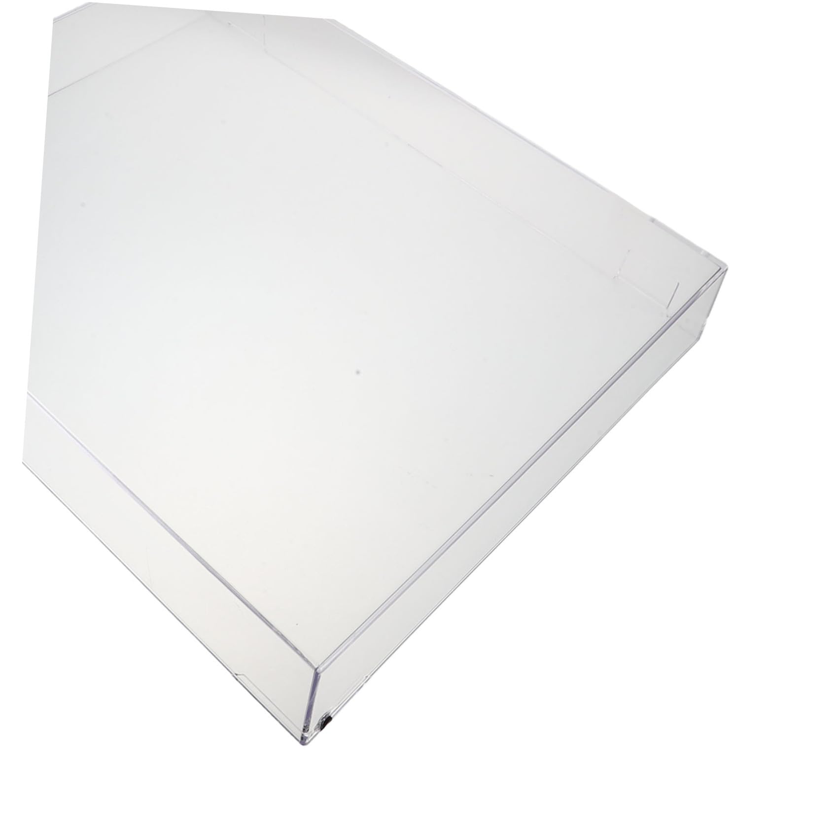 SHERCHPRY Copertura Protettiva Trasparente in Acrilico per Vinile Protezione Antipolvere e Design Personalizzato per Impianti Audio Domestici