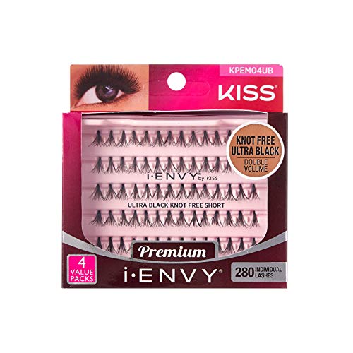 Kiss I Envy Ultra Black Knot Free Lashes (Short)