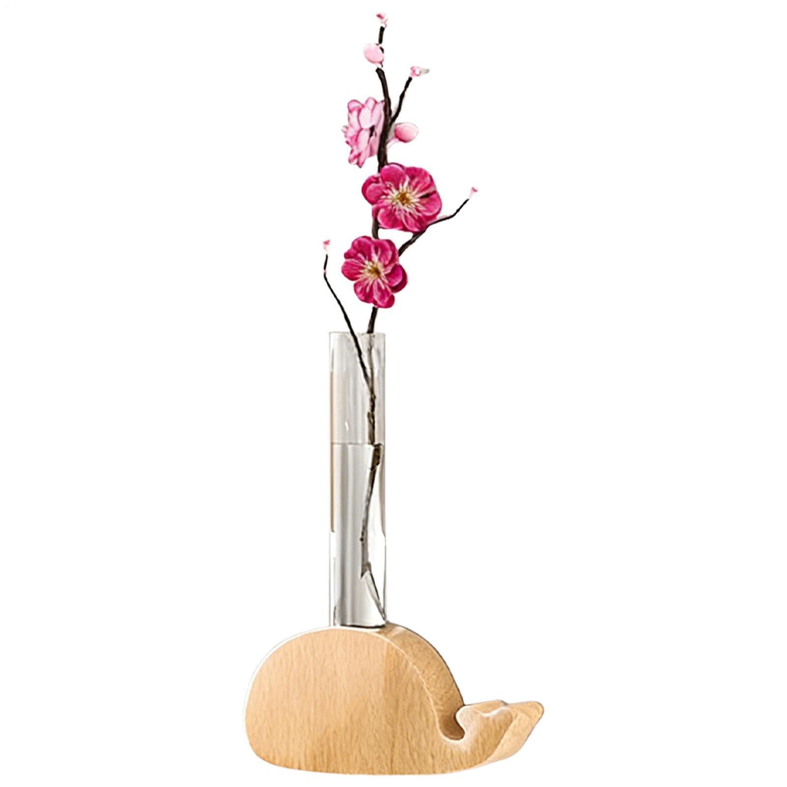 Petit vase à fleurs magnétique pour cuisine et bureau : la nature au quotidien