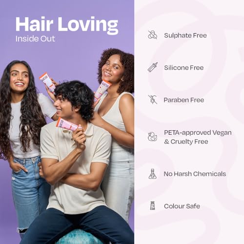Image of MANETAIN Moisturising Shampoo 50ml for Curly, Dry & Frizzy Hair | Sulphate & Paraben Free | Hydrates & Strengthens with Baobab Protein, Seaweed & Marshmallow Extract | CG-Friendly, Gentle Cleanser for Soft, Defined Curls