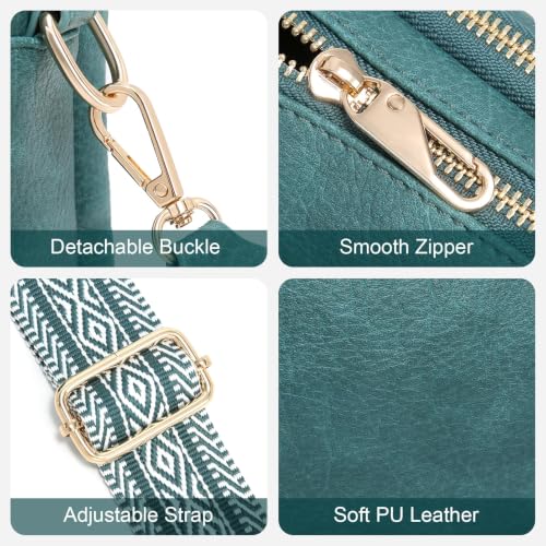 Image of Crossbody Bag for Women Vegan Leather Handbag Purse Anti Theft RFID