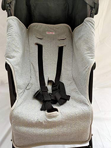 MOON-BEBE Colchoneta para Maclaren Quest, Techno, Triumph (GRIS)
