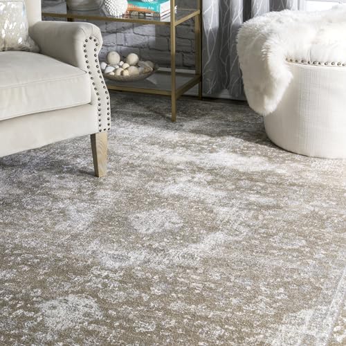 nuLOOM Paisley Vintage Persian Area Rug, 4' x 6', Brown by nuLOOM - Image 6
