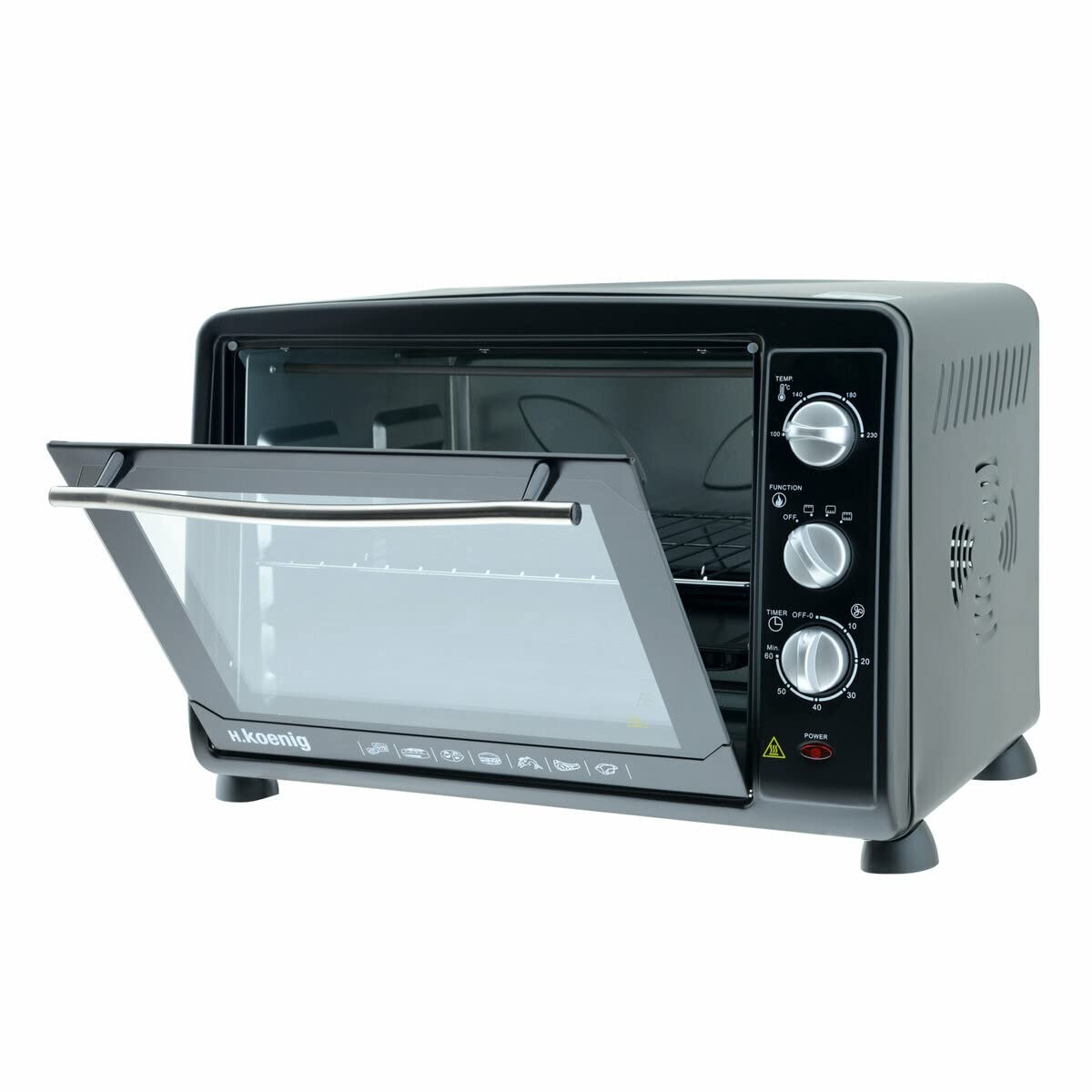 H.Koenig Mini Four 18L Electrique FO18 Posable Compact Multifonction