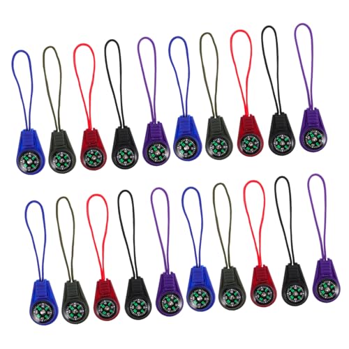 Brújula portátil POPETPOP 50 piezas con cordón miniatura 1