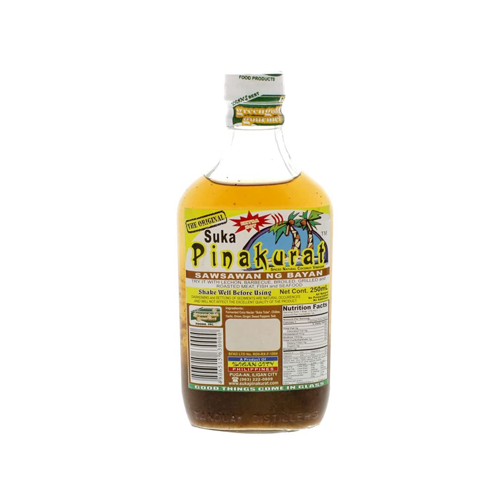 Suka Pinakurat the Original Flavor (Extra Hot) Pack of Three Bottle 250 Ml Per Bottle