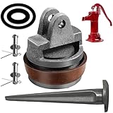 Ersatzteile für Schwengelpumpe Typ 75, mit Ledermanschette Dichtungsring Nasenstechventil Bolzen Satz Kolben Komplett, Handpumpen Typ 75 Ersatzteile, für Wasserpumpen Pumpendichtung, Gartenpumpe (M2)