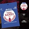 Vega Banjo Strings Nickel, Light Gauge | 5-String Set for Bluegrass, Clawhammer & Folk | Long-Lasting Nickel/Steel Alloy