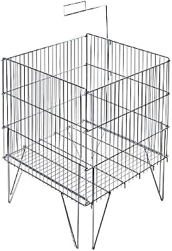 Azar 300704 Large Wire Dump Bin, Chrome