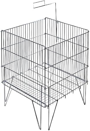 Azar 300704 Large Wire Dump Bin, Chrome