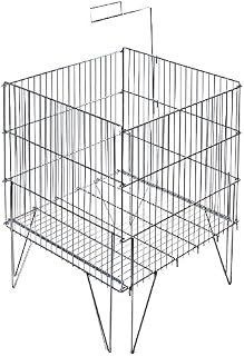 Azar 300704 Large Wire Dump Bin, Chrome