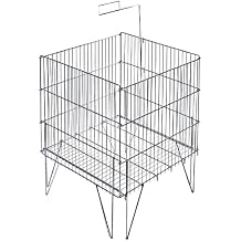 Azar 300704 Large Wire Dump Bin, Chrome