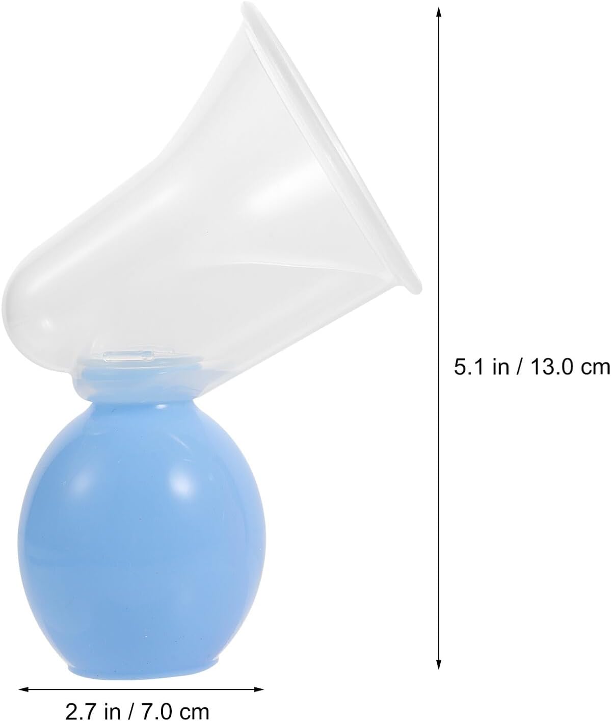 Manual Breast Milk Pump Set for Nursing Mothers, 2pcs Portable Suction Breast Pumps in Pink and Blue, Handheld Breastfeeding Supply for Easy Milk Expression