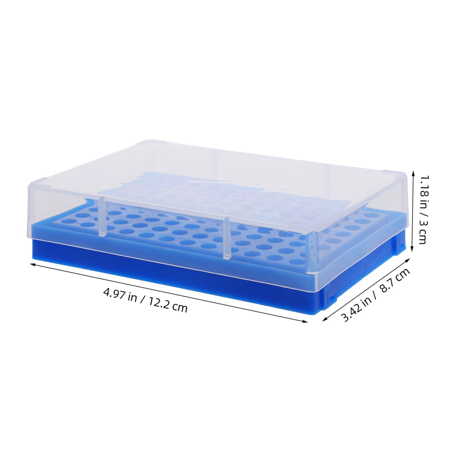 HOLIDYOYO 5-Piece Test Tube Rack for 0.2ml Tubes Polypropylene Lab Equipment Rack for Chemistry