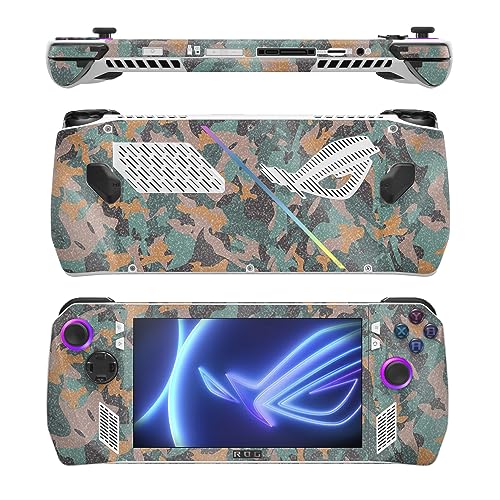 Image of MightySkins Glossy Glitter Skin Compatible with Asus ROG Ally - Muted Camouflage | Protective, Durable High-Gloss Glitter Finish | Easy to Apply