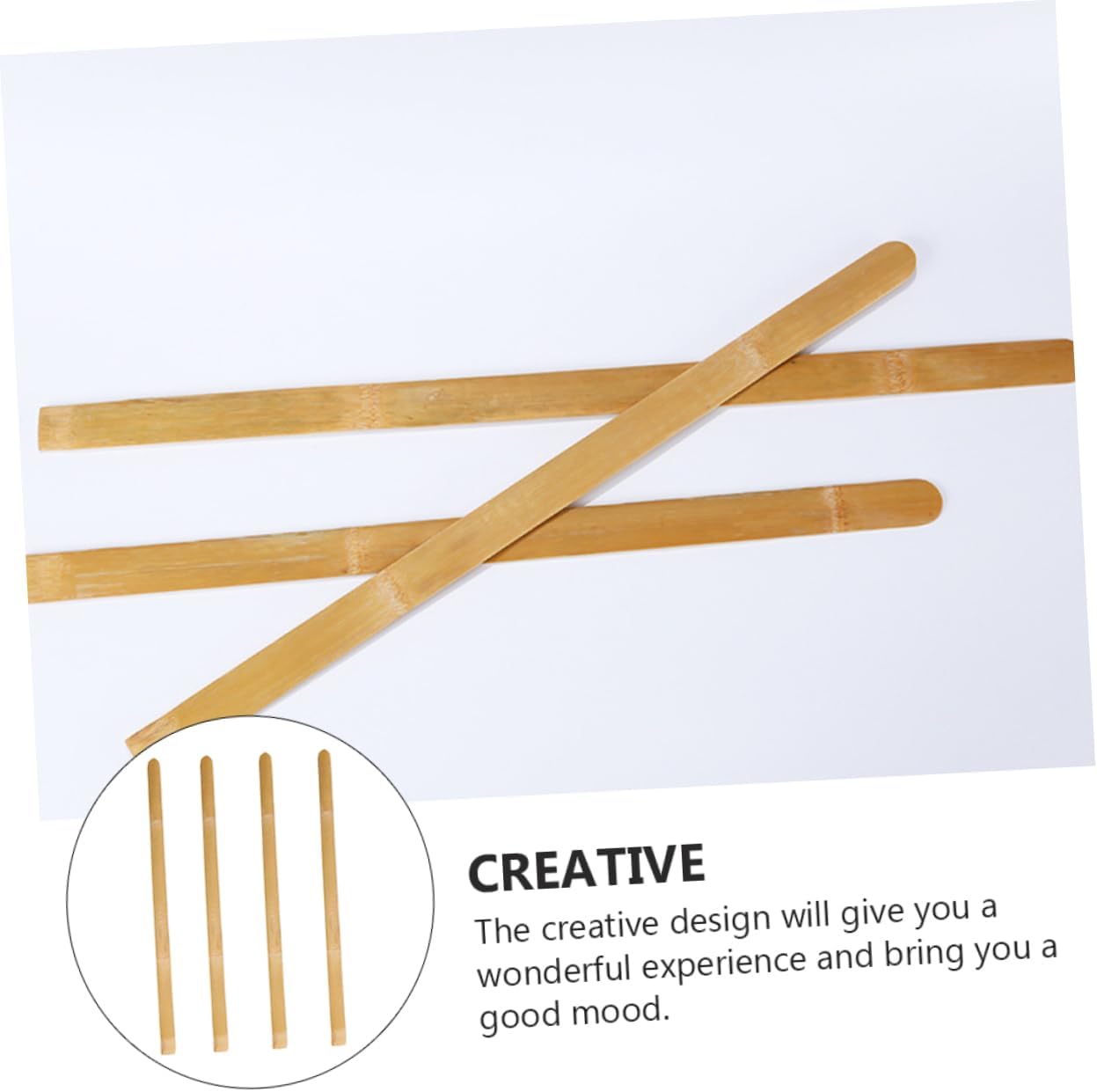 4pcs Bamboo Pancake Turner Set Non-stick Cooking Utensils for Easy Flipping Ergonomic Design Household Kitchen Tools for Pancakes
