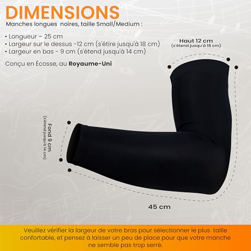 Manche de bras pour guitaristes classiques et flamenco - Accessoire textile gris