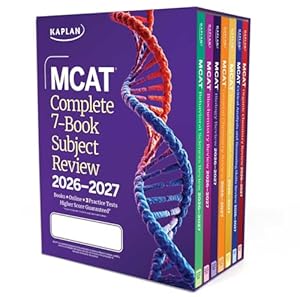 MCAT Complete 7-Book Subject Review 2026-2027, Set Includes Books, Online Prep, 3 Practice Tests (Kaplan Test Prep)