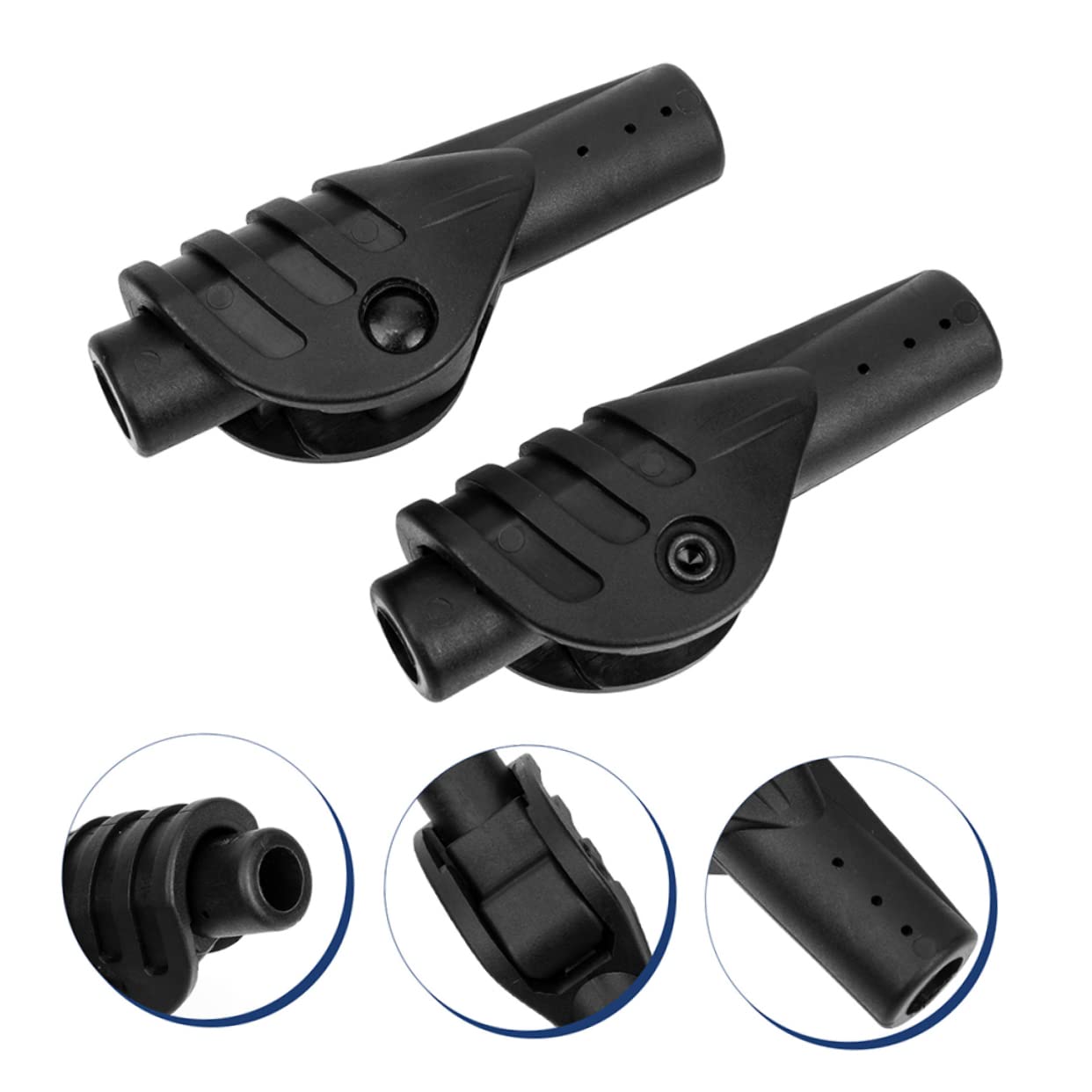 8pièces Adaptateurs De Support De Poteau De Tente Résistants Accessoires De Réparation pour Joints De Tente Connecteurs De Poteaux pour Camping Et Activités De Plein Air