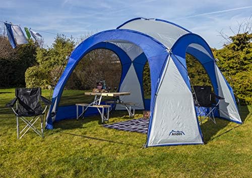Andes Outdoor Camping Dome Shelter 3.65m x 3.65m Event Marquee Gazebo