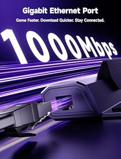 JSAUX Docking Station compatibile con Steam Deck/ROG Ally X/Legion Go/MSI Claw, Dock 6-in-1 con HDMI 4K@120Hz, Ethernet Gigabit, 3 USB-A 3.0 e Ricarica da 100W, Compatibile con Steam Deck OLED-HB0603