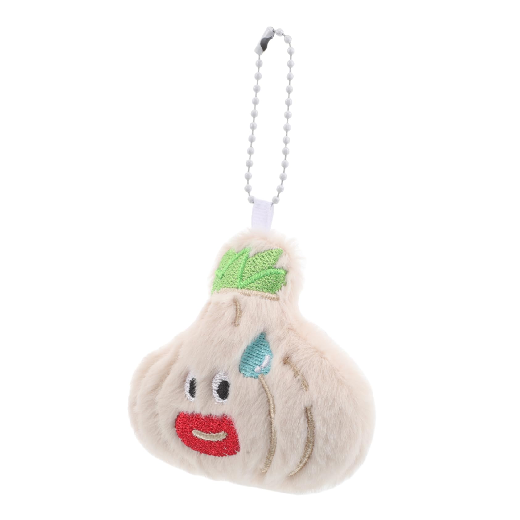 Alipis Cute Cartoon Garlic Plush Keychain Pendant Adorable Bag Charm for Handbags Car Keys Durable Stuffed Accessory for Daily Use Adults