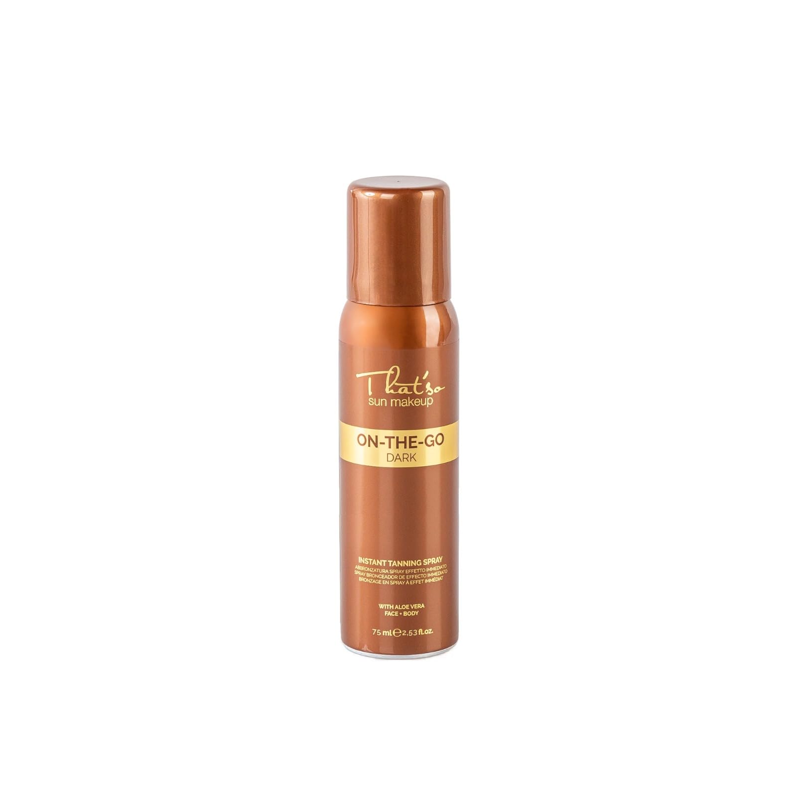 Spray bronceador That'so On The Go Dark de 75 ml con efecto bronce natural 6