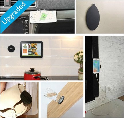 King shine® l Gel Pad Pack of 2 Strong Stick Glue Anywhere Wall Sticker Pieces Fashion Brand Convenient Gel Pad Portable. 3