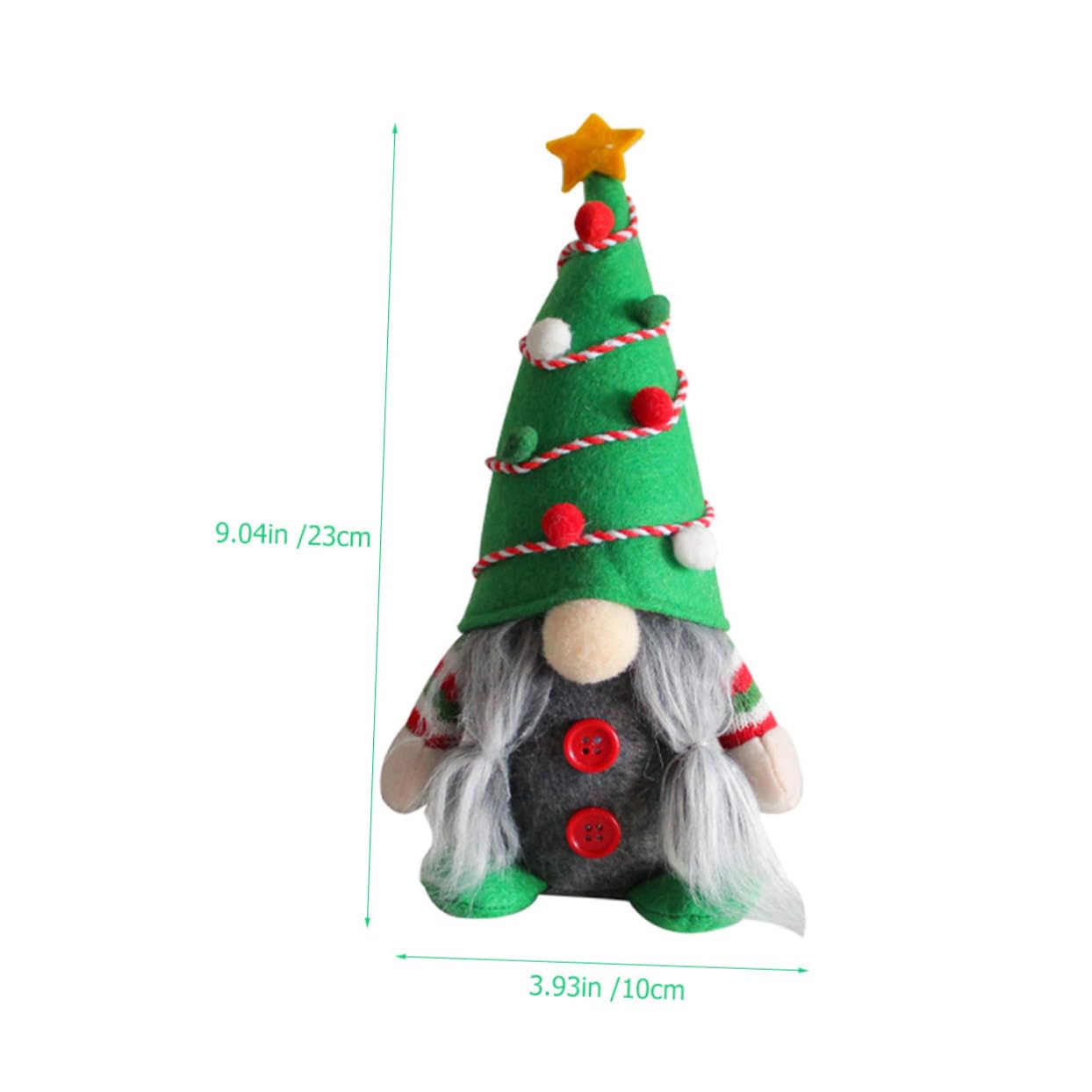 Alipis 6 Piezas De Figuras De De Peluche De Navidad Sin Rostro De Papá Noel Figura Sueca De Nisse Muñeca De Felpa Muñeca Sueca Coleccionable Adorno De De