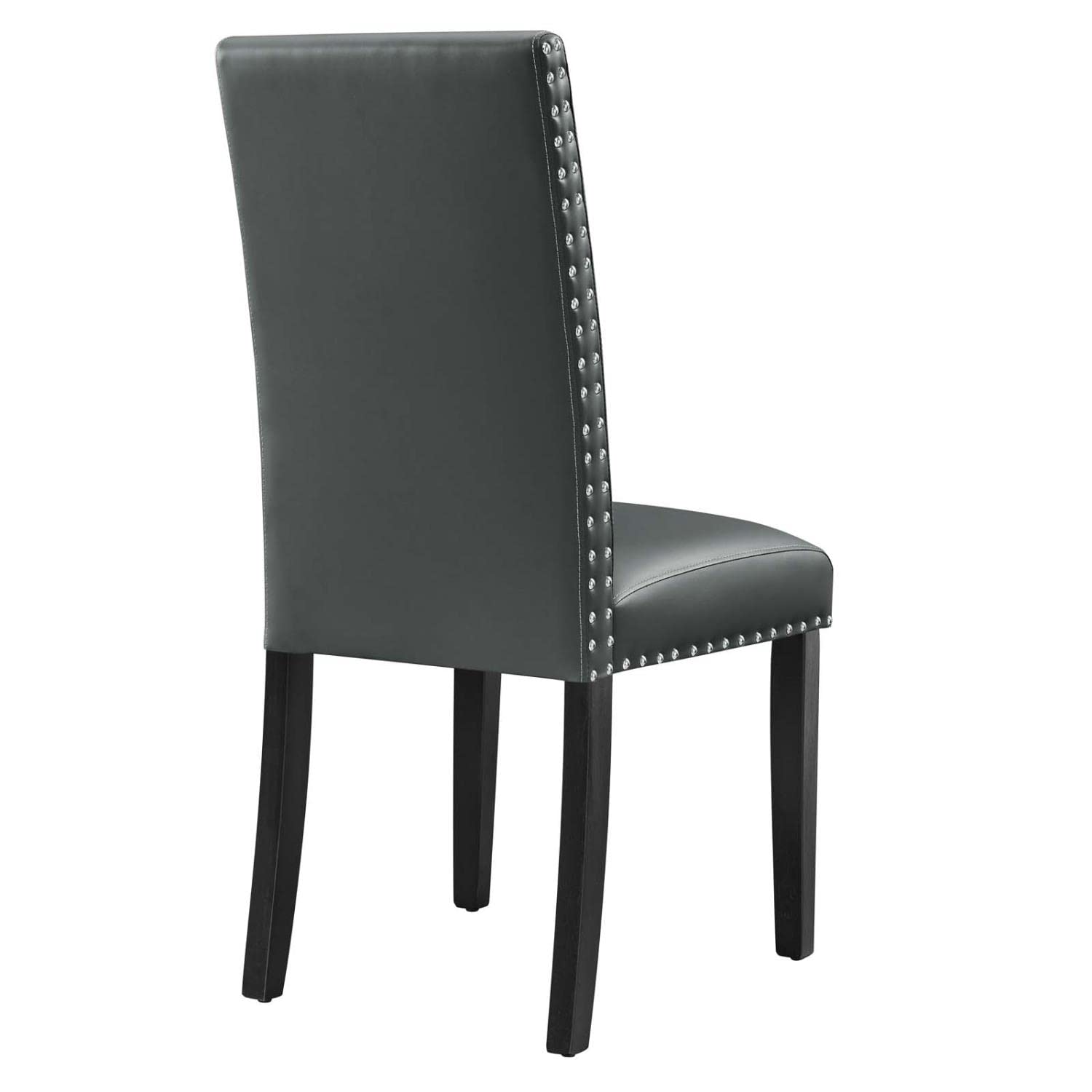 Parcel Dining - Silla auxiliar de piel sintética en color gris 6